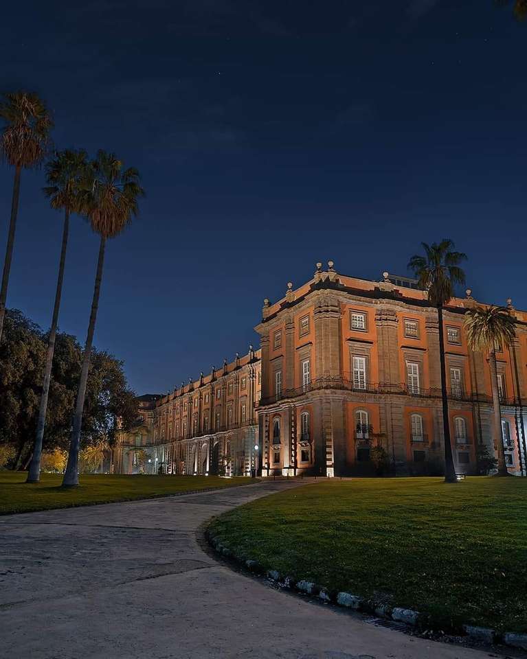 Nápoly, Capodimonte királyi palota, Olaszország online puzzle
