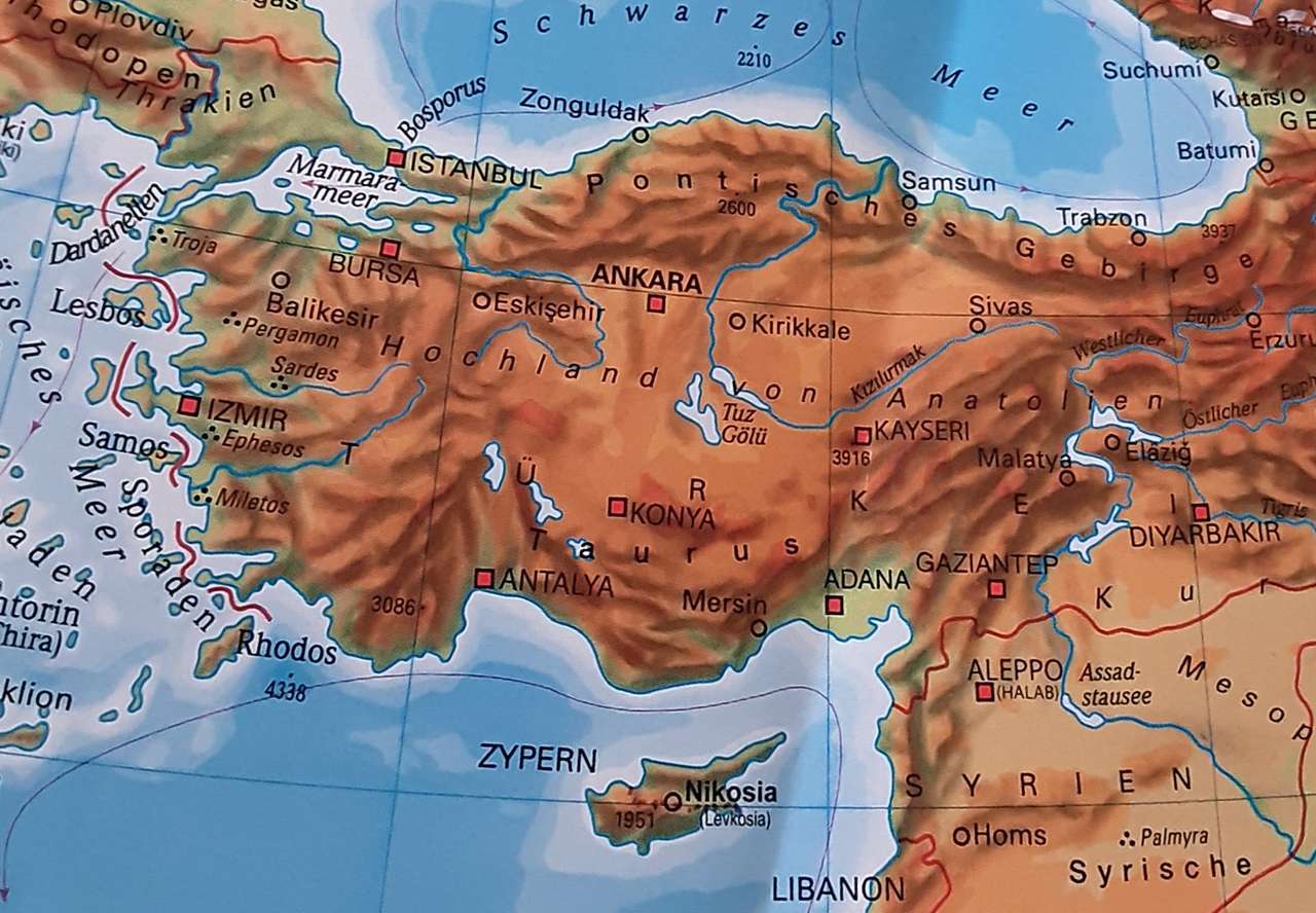 Το κράτος της Τουρκίας παζλ online