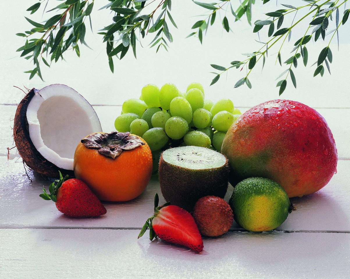 εποχιακά τροπικά φρούτα online παζλ