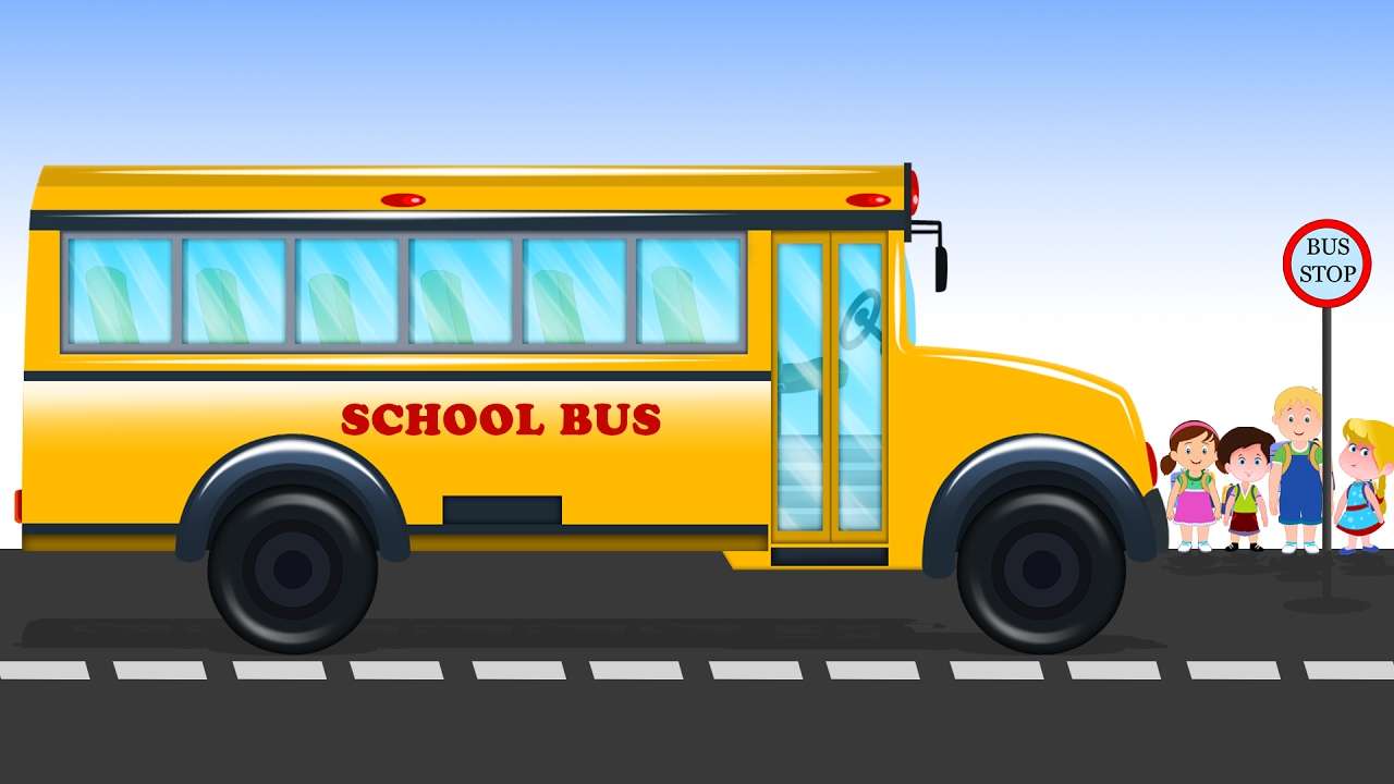 училищния автобус онлайн пъзел