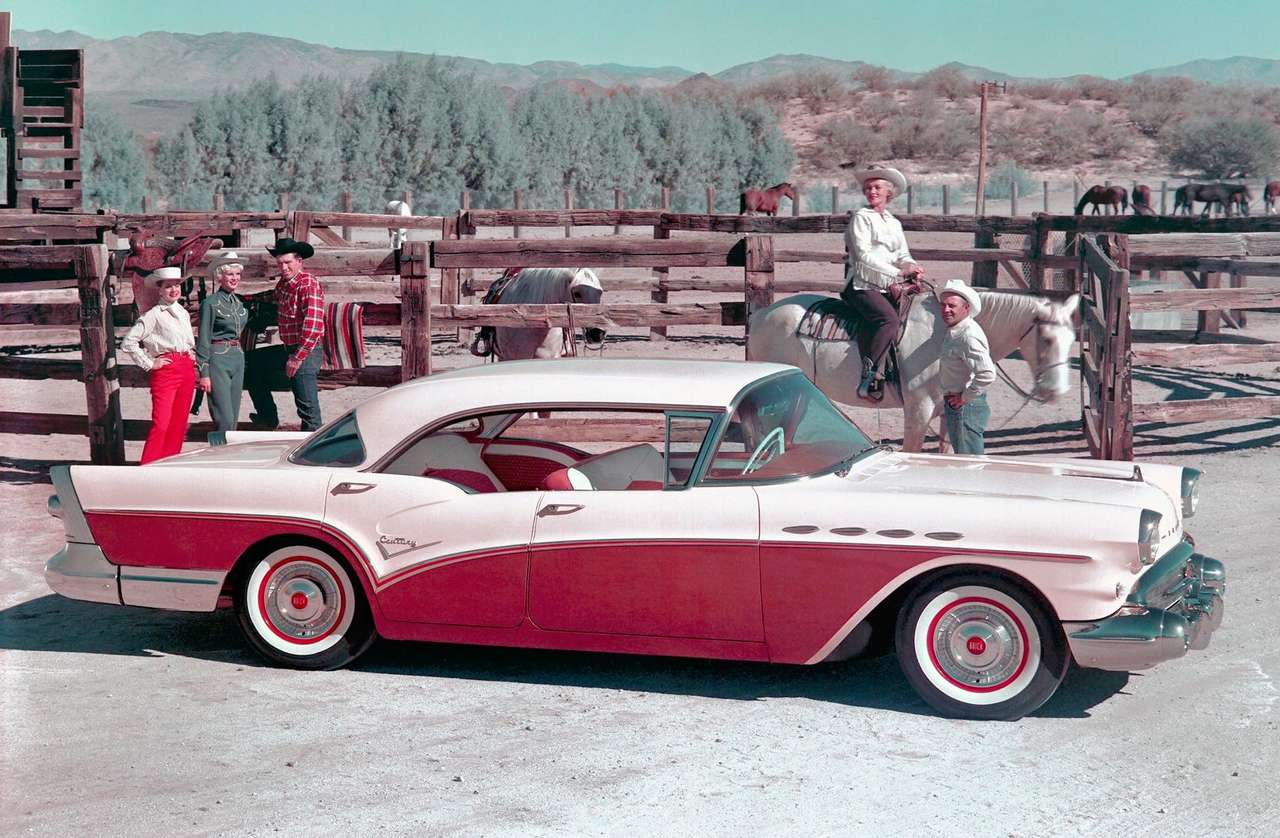 1957 reklamfoto från Buick Century Pussel online
