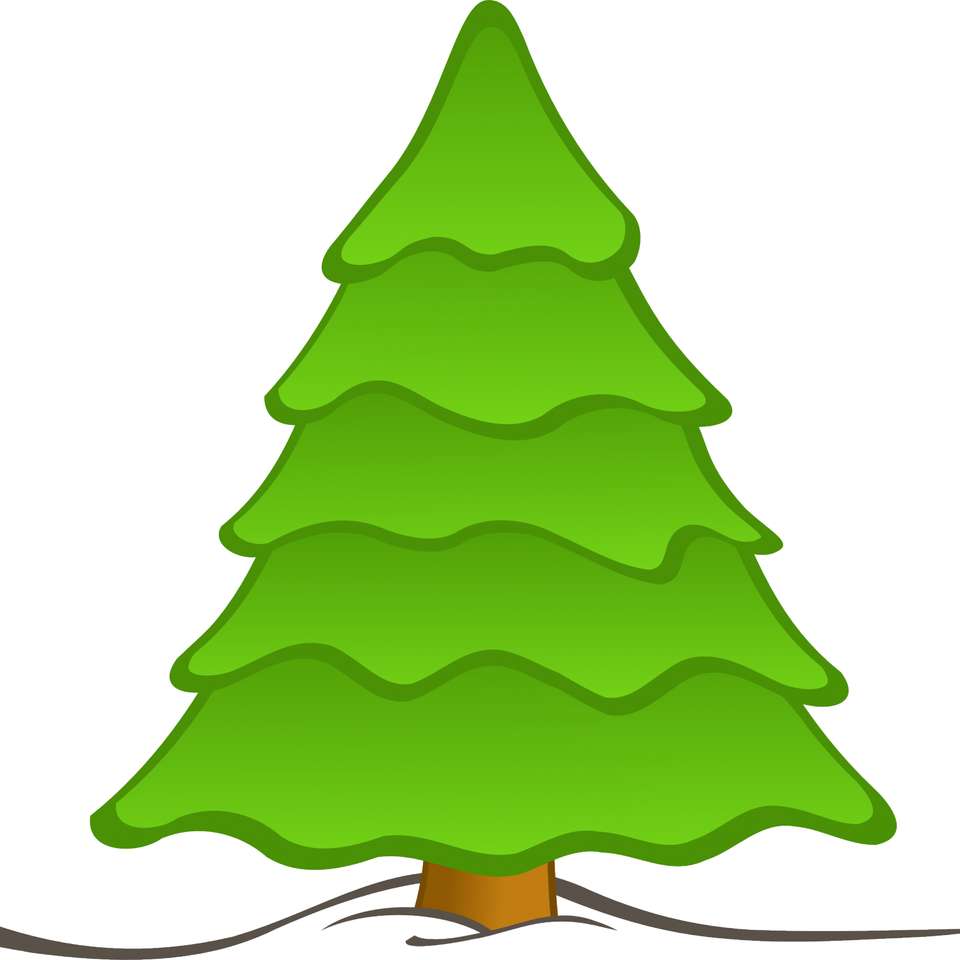 L'arbre de Noël des naturalistes puzzle en ligne