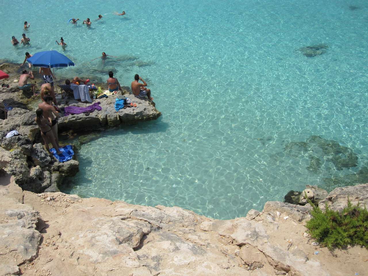 Плаж за къпане в Малта онлайн пъзел