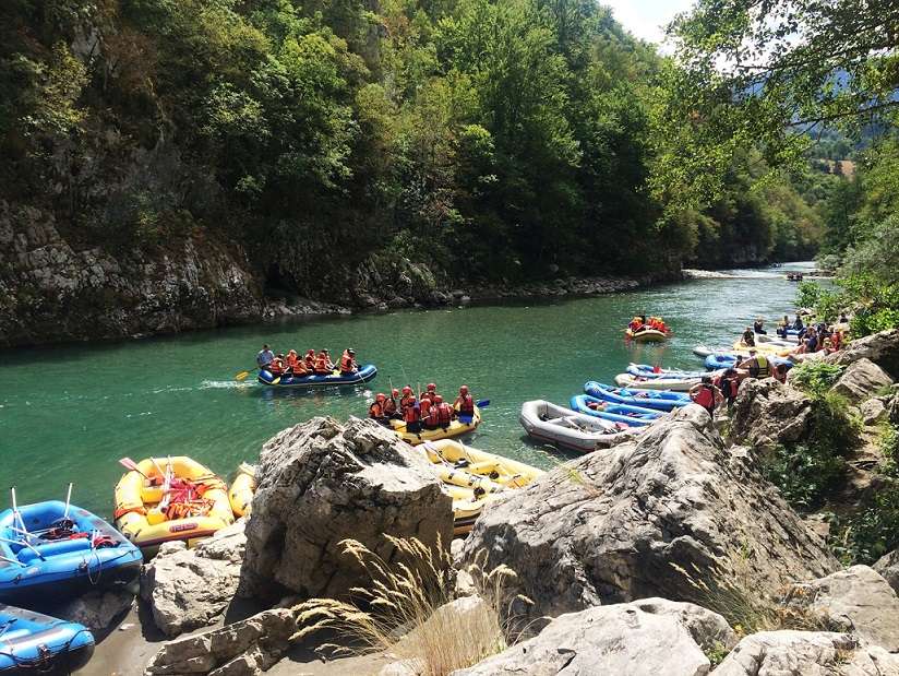 Rafting. Online-Puzzle