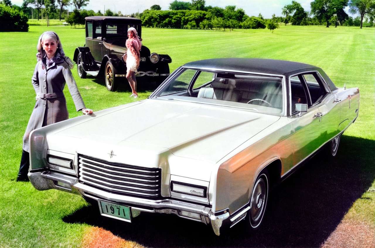 Lincoln Continental Sedan uit 1971. legpuzzel online