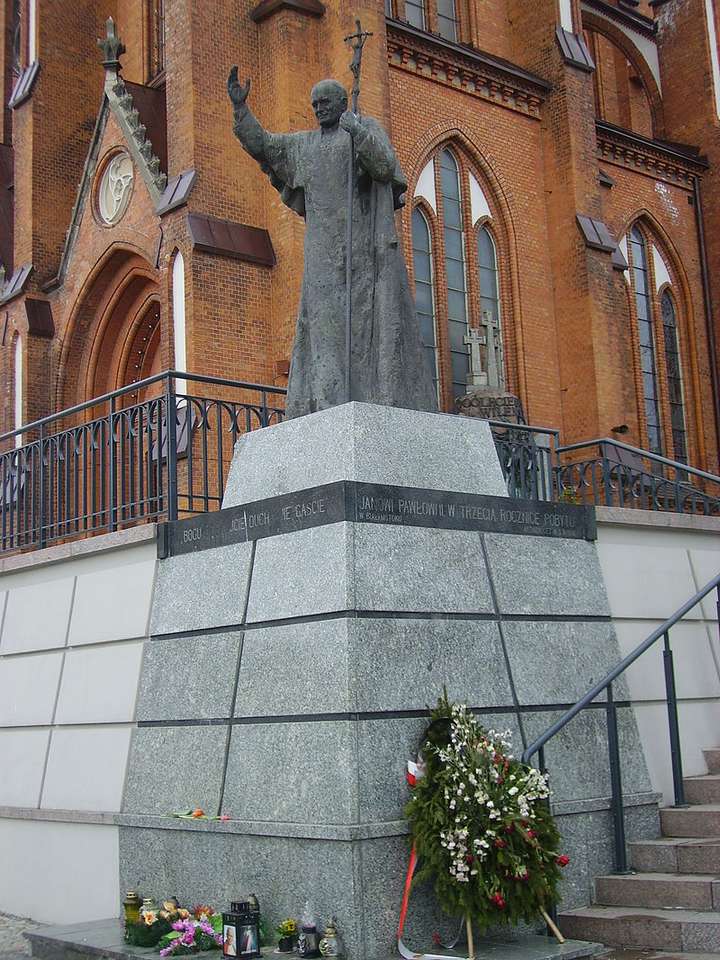 Påven Johannes Paulus II monument Pussel online