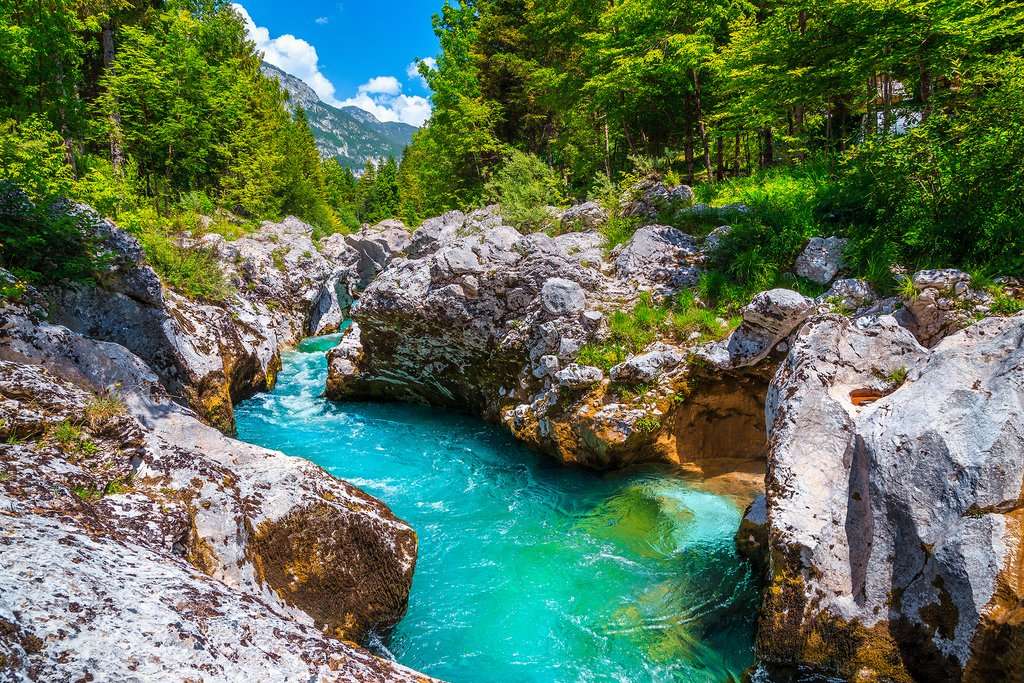 Triglav nationalpark Slovenien pussel på nätet