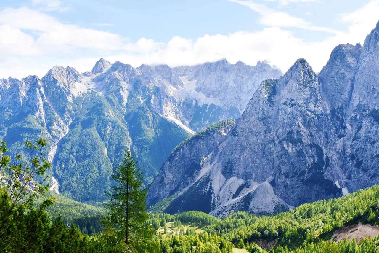 Slovinský národní park Triglav online puzzle