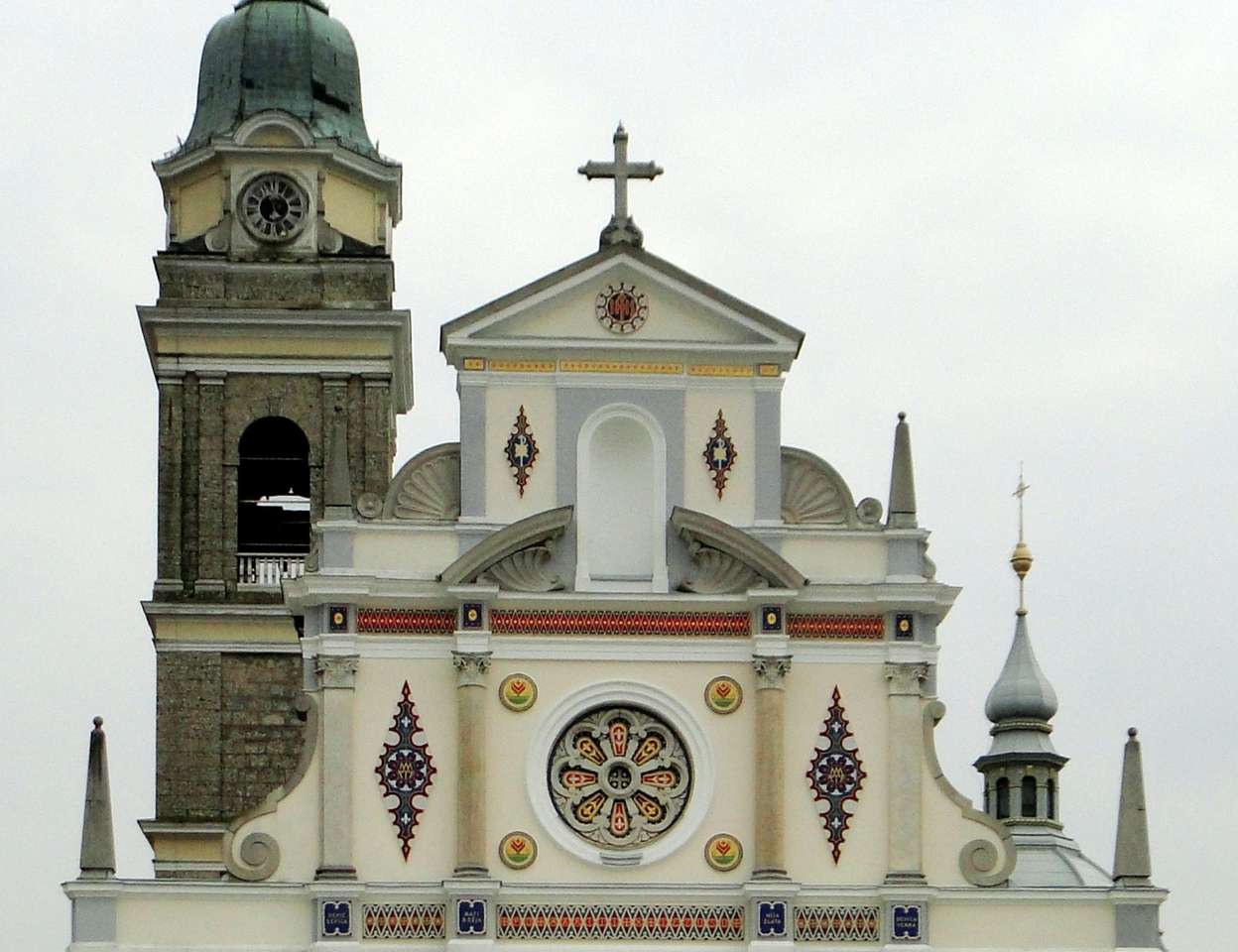 Brezje Marian pilgrimsfärdsplats i Slovenien pussel på nätet