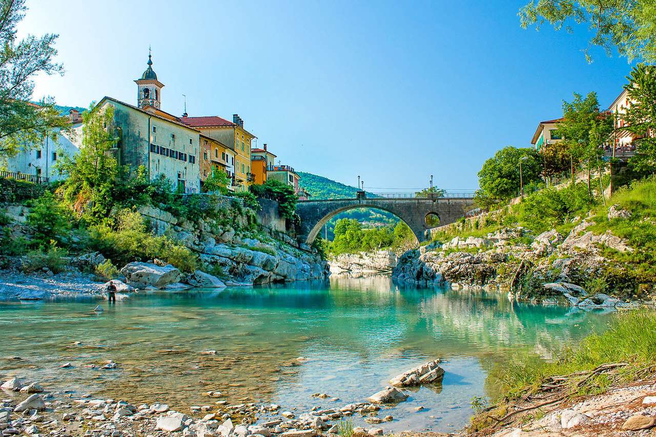 Vallée de la Soca en Slovénie puzzle en ligne