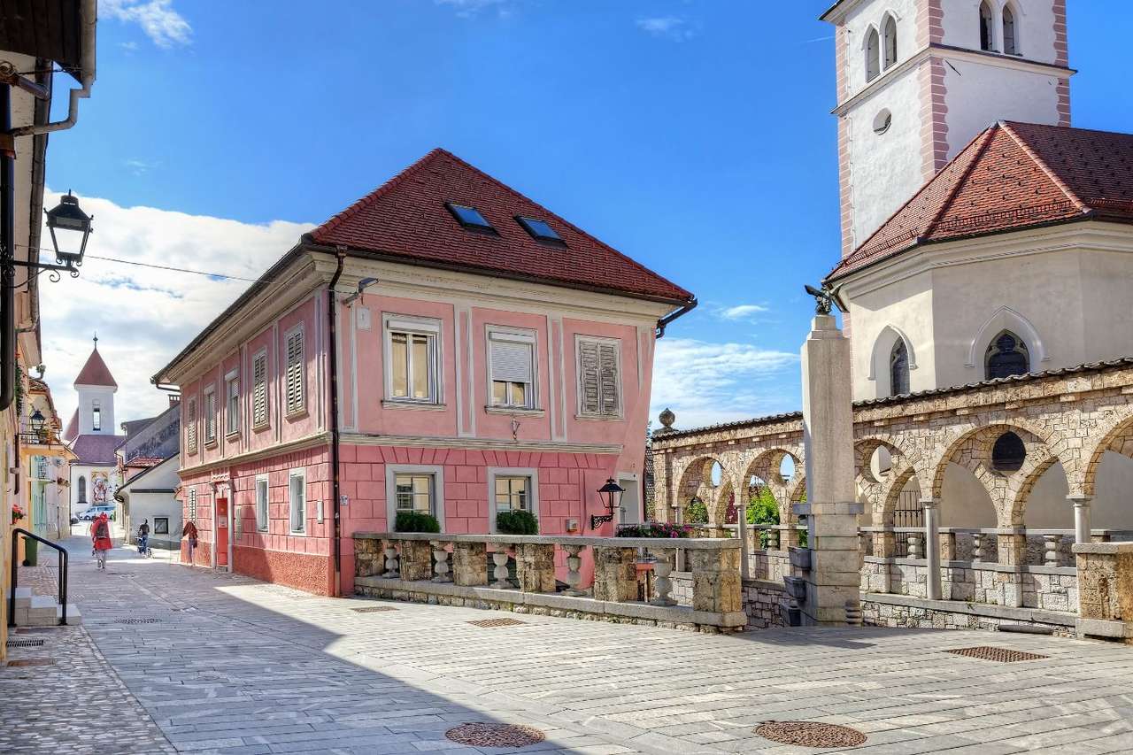 Kranj Stadt in Slowenien Online-Puzzle