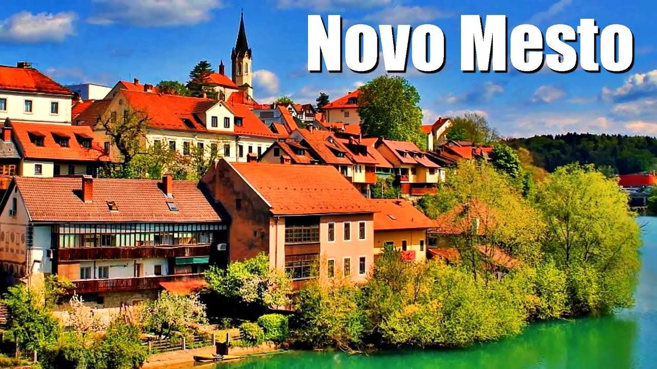 Novo Mesto i Slovenien Pussel online