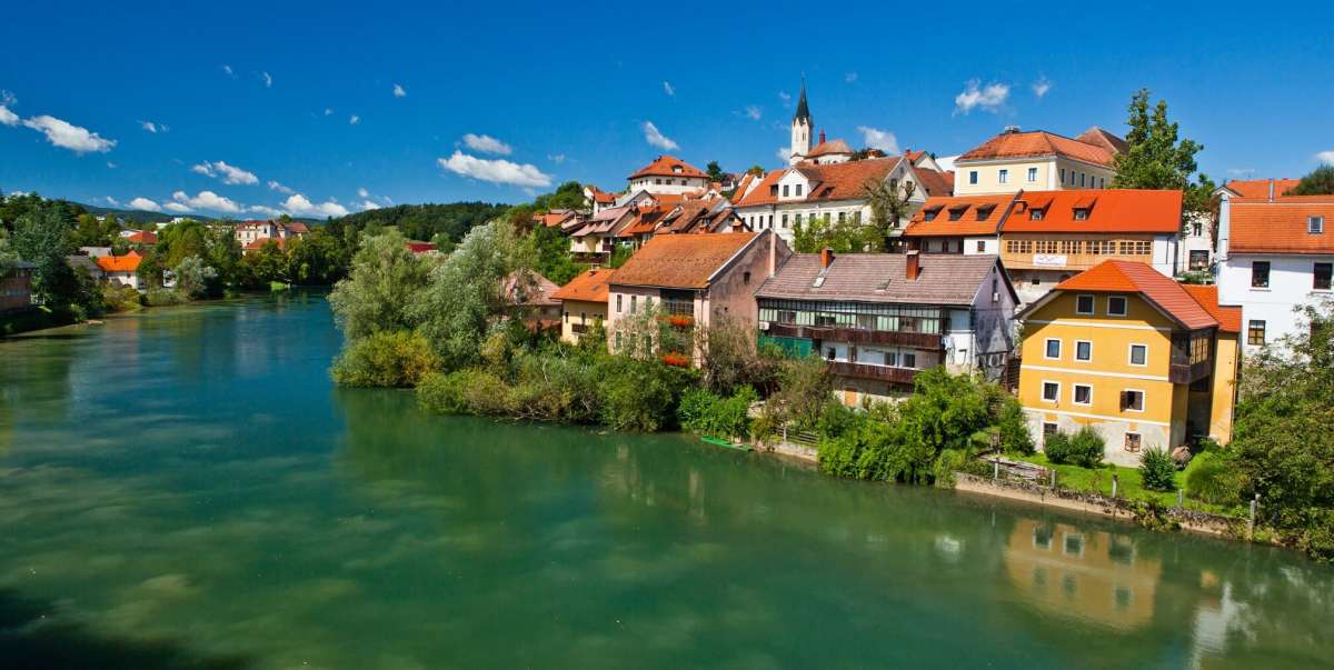 Novo Mesto in Slovenia puzzle online