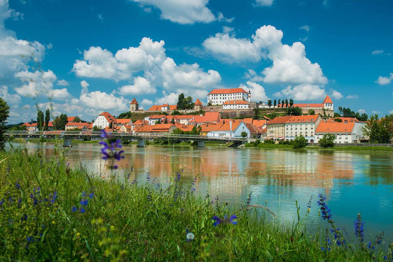Cidade de Ptuj na Eslovênia quebra-cabeças online