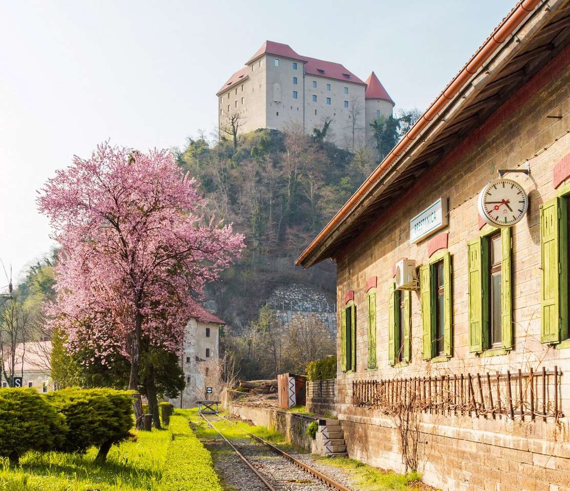 Град Рахенбург в Словения онлайн пъзел