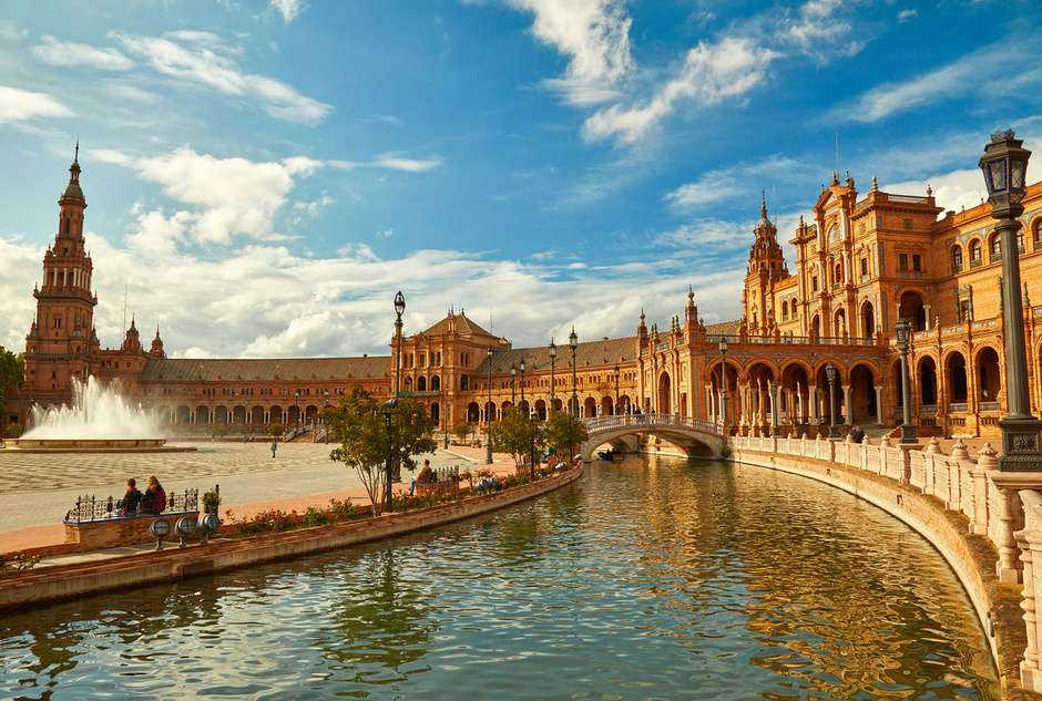 Sevilla i Spanien Pussel online