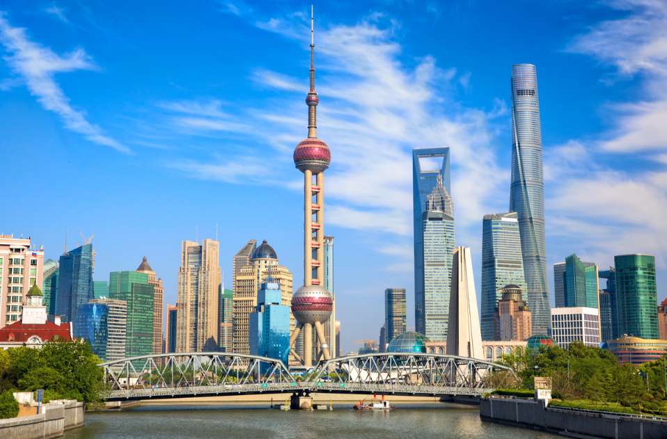 Pärlan i Shanghai pussel på nätet