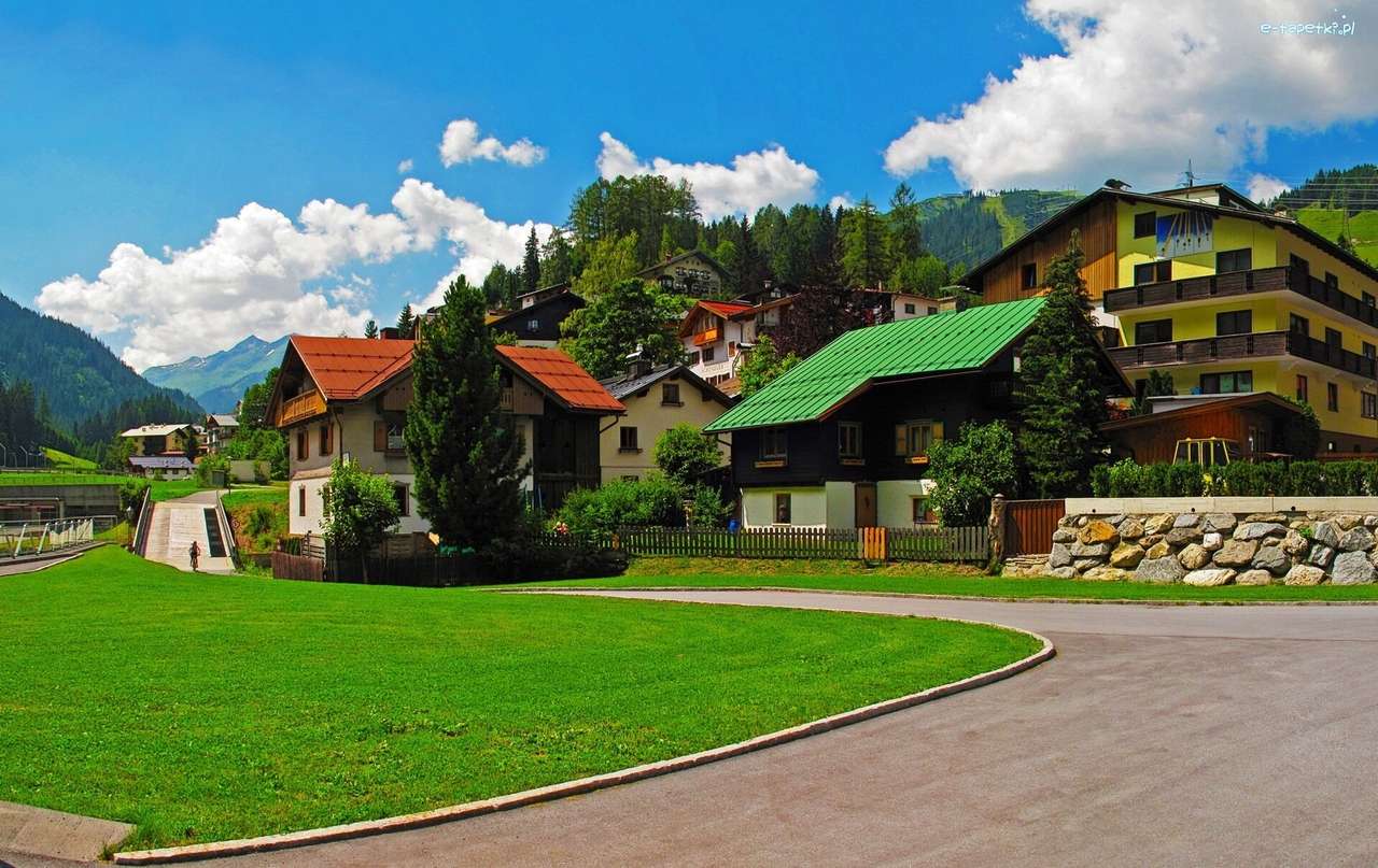 σπίτια στην Ελβετία παζλ online