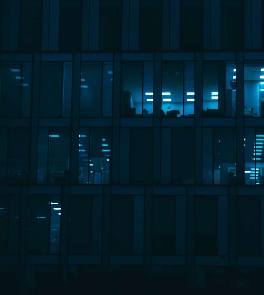 janelas de vidro azul e branco quebra-cabeças online