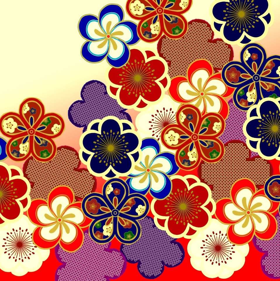 Kimono pattern puzzle en ligne