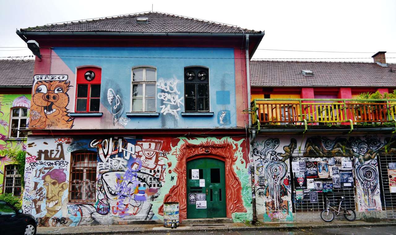 Ljubljana Metelkova Mesto γκράφιτι Σλοβενία παζλ online