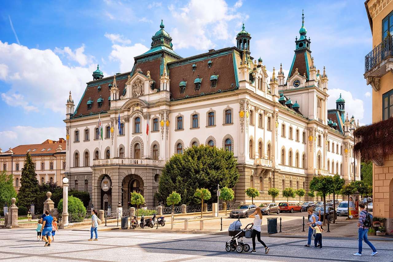 Ljubljana Congress Square, Szlovénia online puzzle