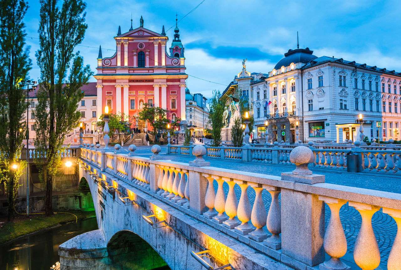 Ljubljana hoofdstad van Slovenië online puzzel