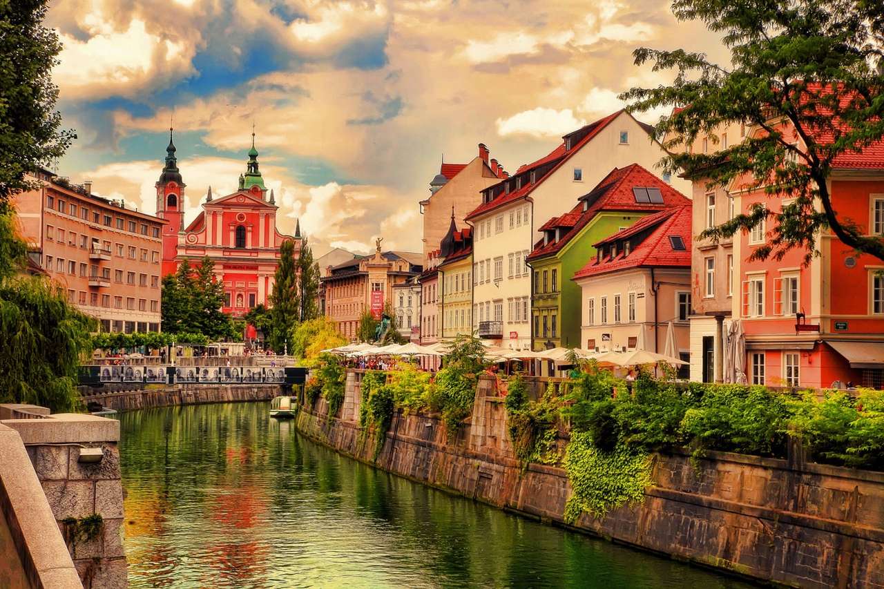 Ljubljana, capitale de la Slovénie puzzle en ligne