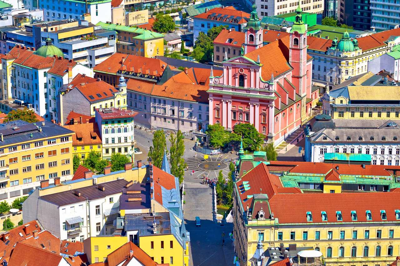 Любляна, столиця Словенії онлайн пазл