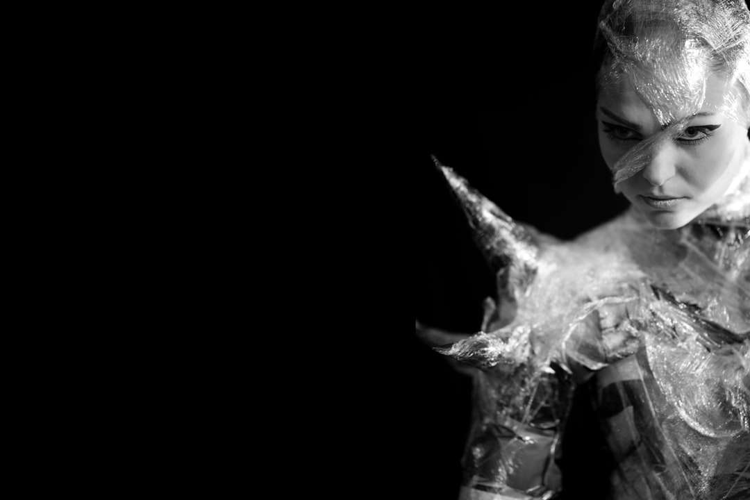 szürke skála fotó állat koponyája kirakós online
