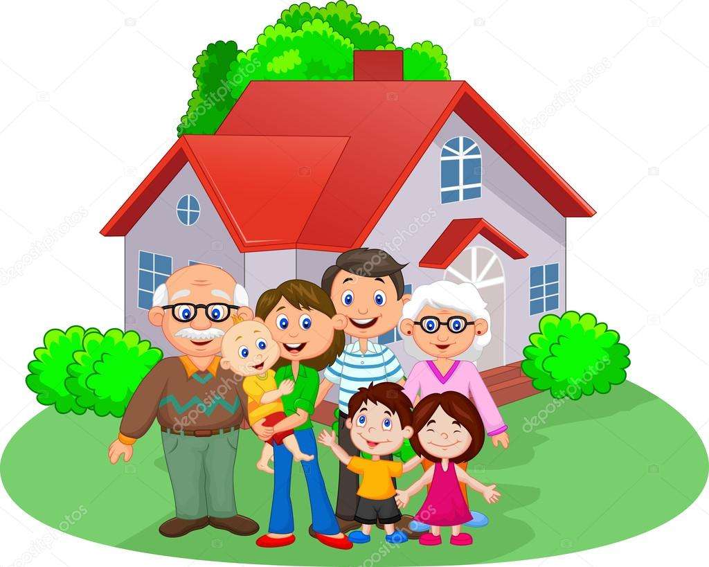 Mijn familie, mijn huis online puzzel