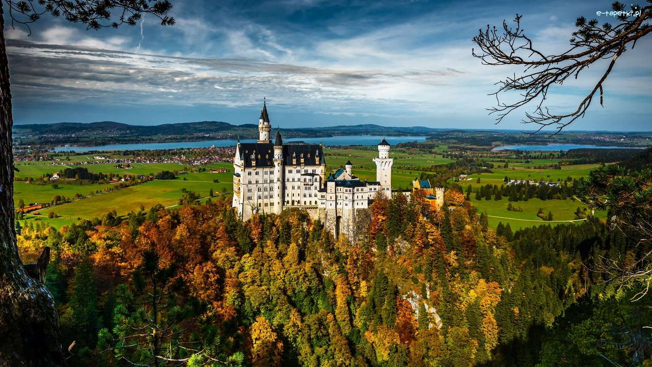 Замъкът Нойшванщайн - Германия, онлайн пъзел