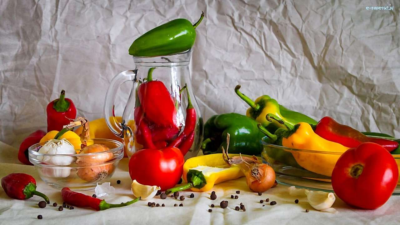 υγιή λαχανικά online παζλ