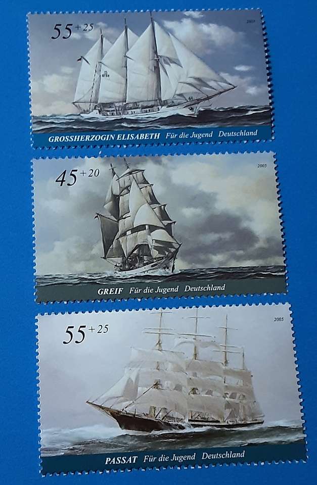 Γερμανικά γραμματόσημα παζλ online