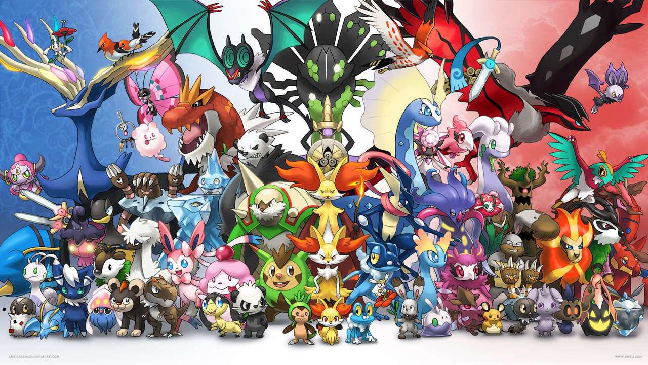 Pokémon puzzle skládačky online