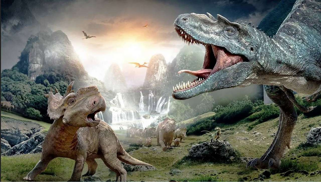 Пъзел T-Rex онлайн пъзел