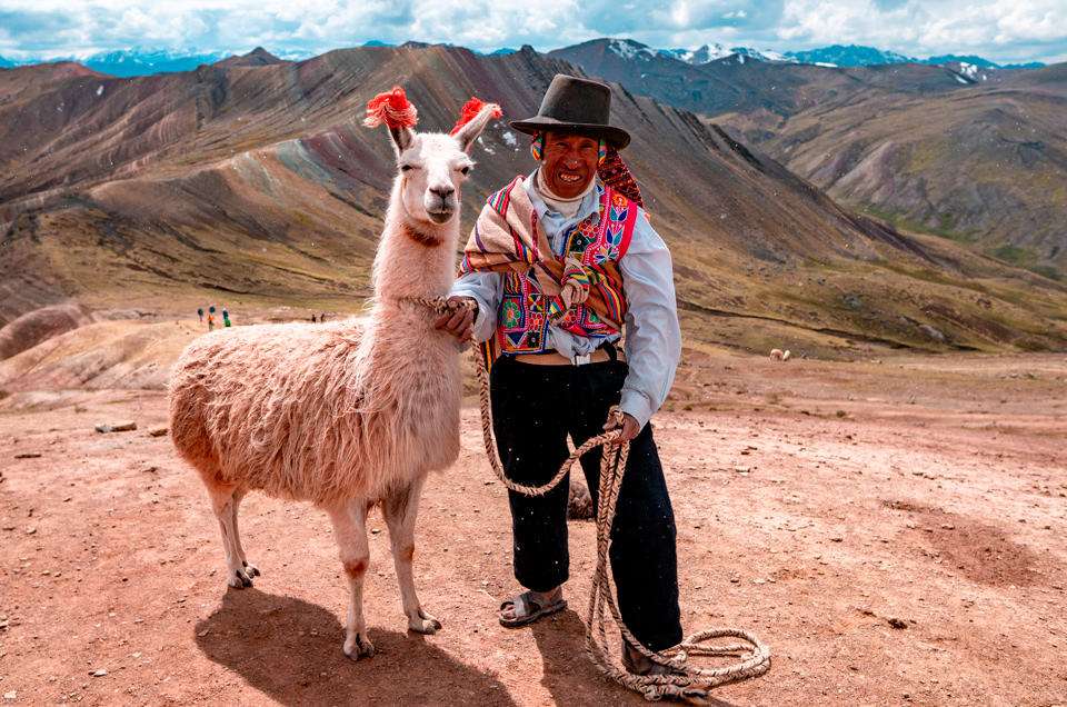 дъгови планини в Куско онлайн пъзел