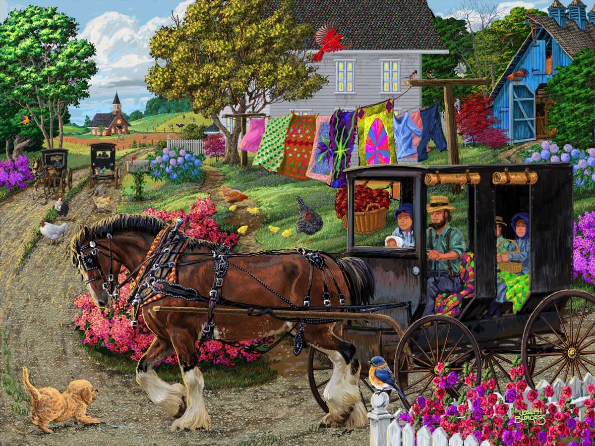 Amish vidék online puzzle