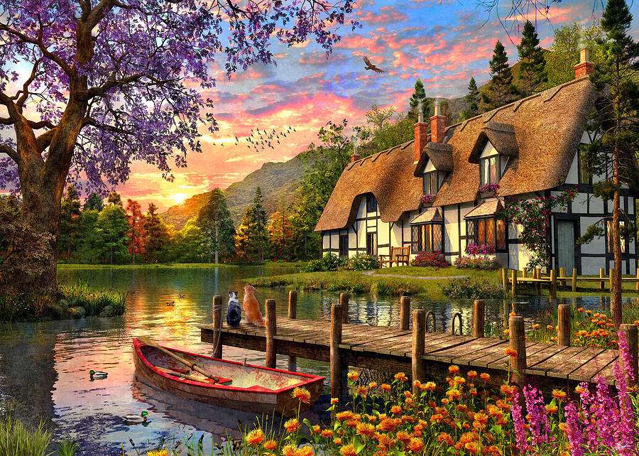 views over the river jigsaw puzzle online