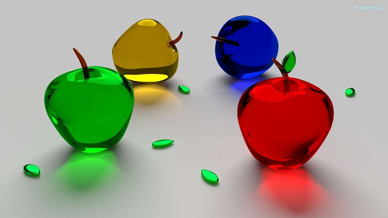 computação gráfica - maçãs puzzle online