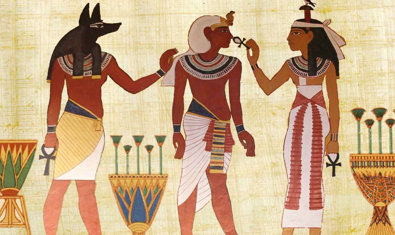 ÄGYPTISCHE GÖTTER Online-Puzzle