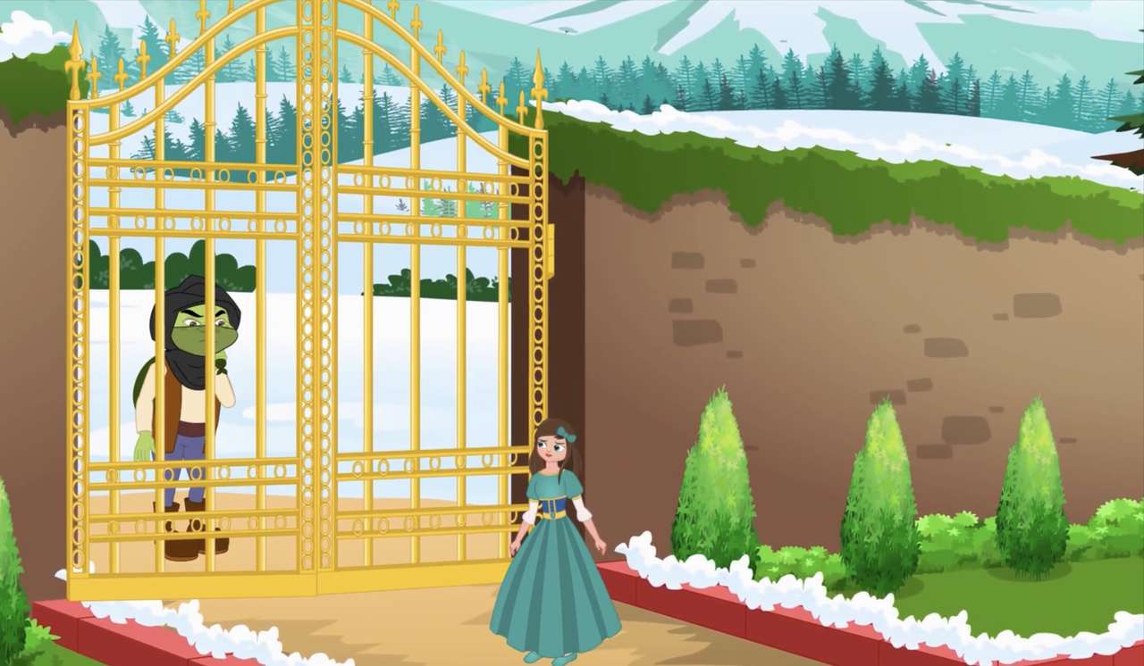 De prinses en de kabouter legpuzzel online