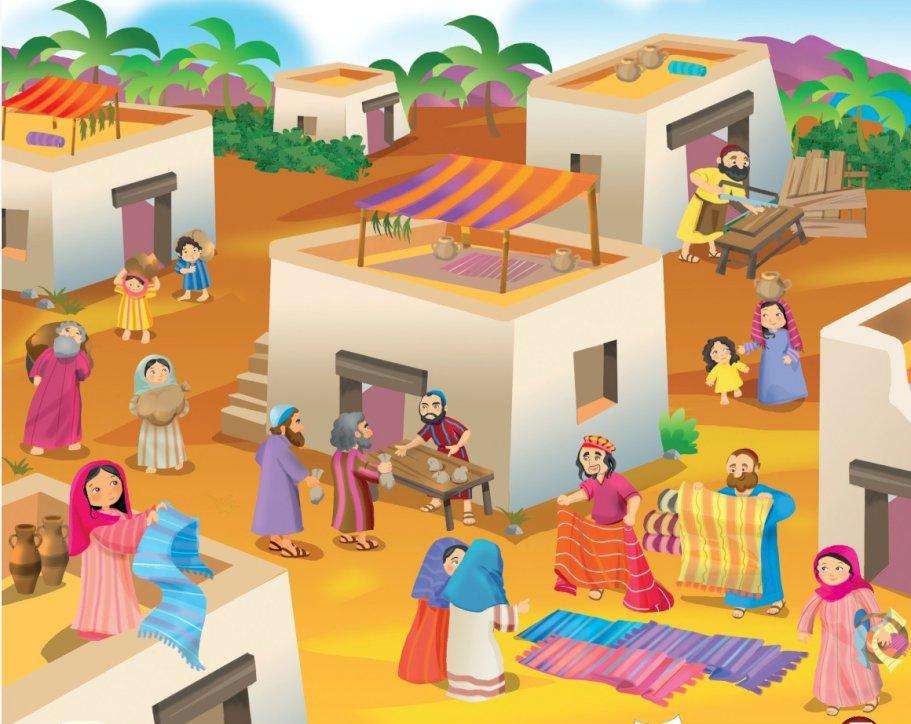 Kézművesség Jézus idején online puzzle