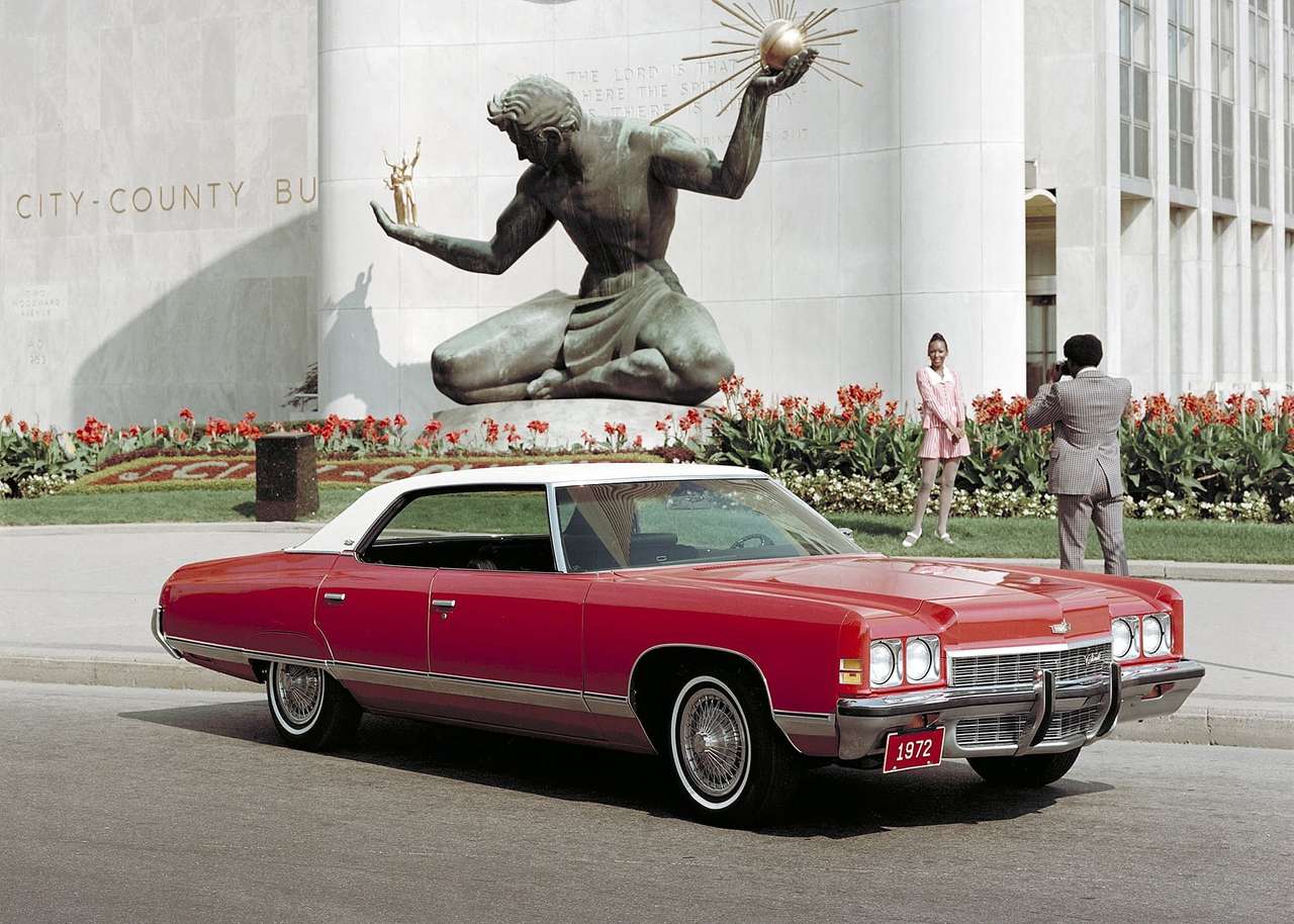 Рекламне фото Chevrolet Caprice 1972 року випуску онлайн пазл