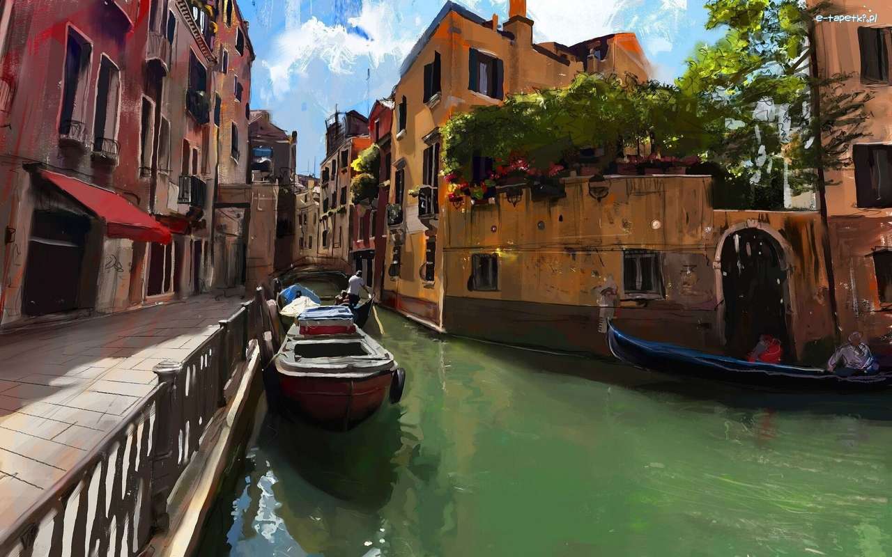 Италия- Венеция онлайн пъзел