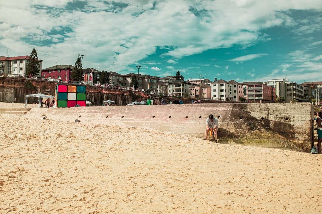 persone che camminano sulla spiaggia durante il giorno puzzle online