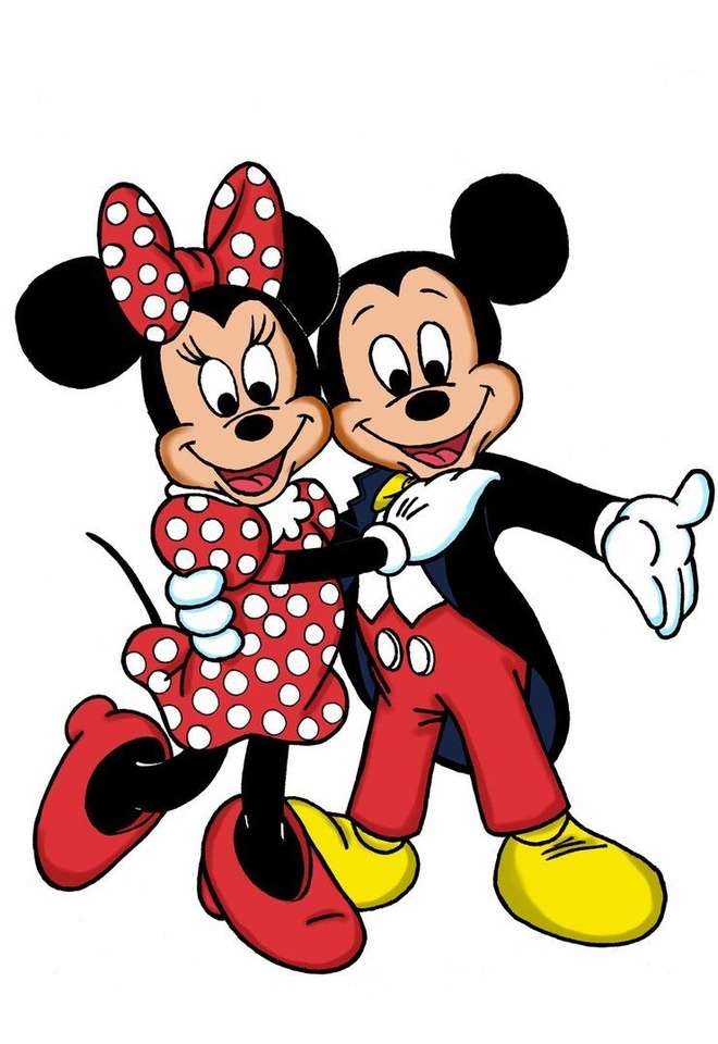 Mickey @ Minnie rompecabezas en línea