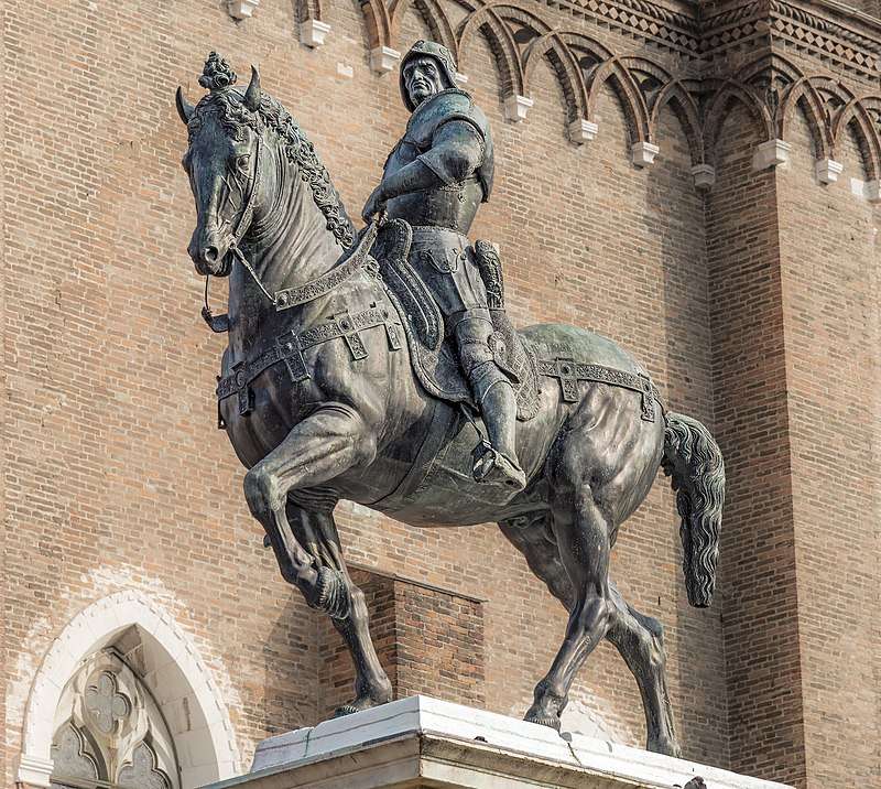 Monumento a Bartolomeo Colleoni en Venecia. rompecabezas en línea