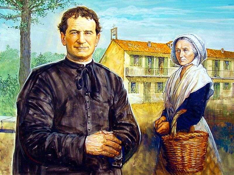 Mama Margaret and Don Bosco online puzzle