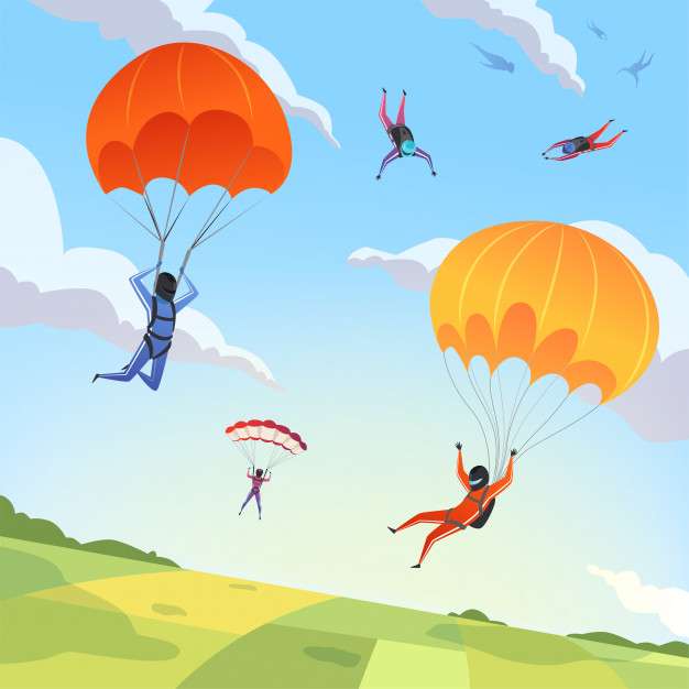 Puzzle de parachute puzzle en ligne
